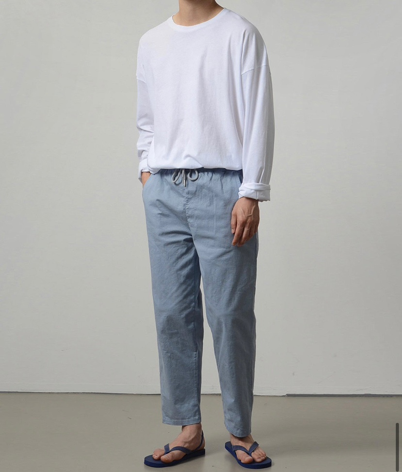 VENDER韓國直郵東大門代購女裝新品熱賣時尚24春夏休閑褲VENDER休閑褲