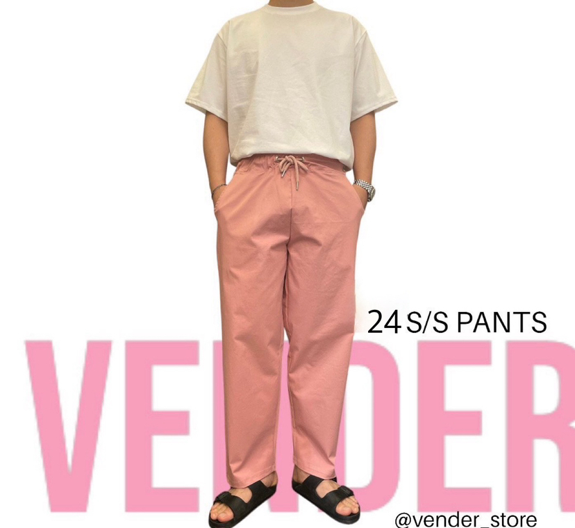 VENDER韓國直郵東大門代購女裝新品熱賣時尚24春夏休閑褲VENDER休閑褲