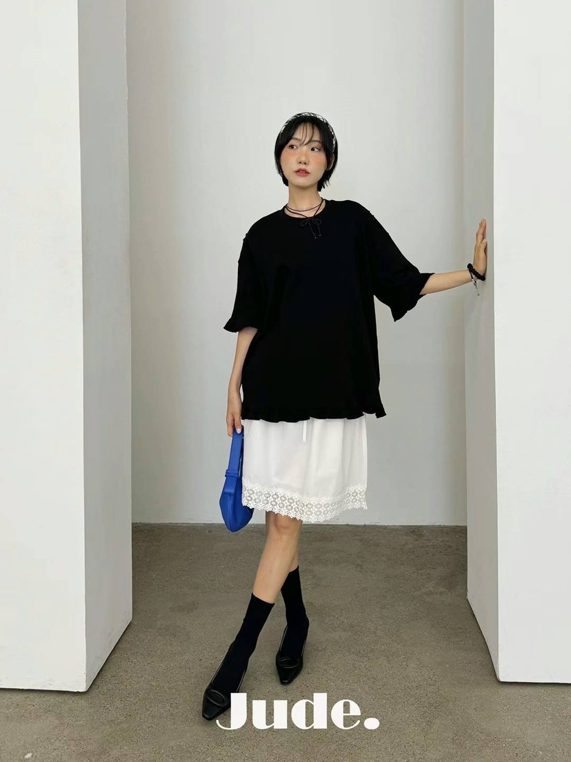 HEYJUDE直郵韓國代購女裝新品熱賣推薦休閑24春夏時尚T恤HEYJUDET恤