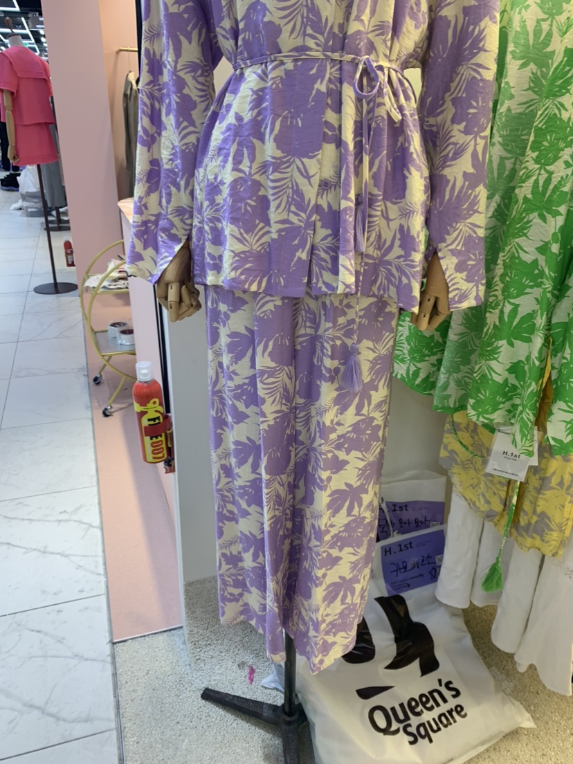 H.1ST韓國直郵女裝新品休閑職業熱賣24春夏推薦休閑褲流蘇HER休閑褲