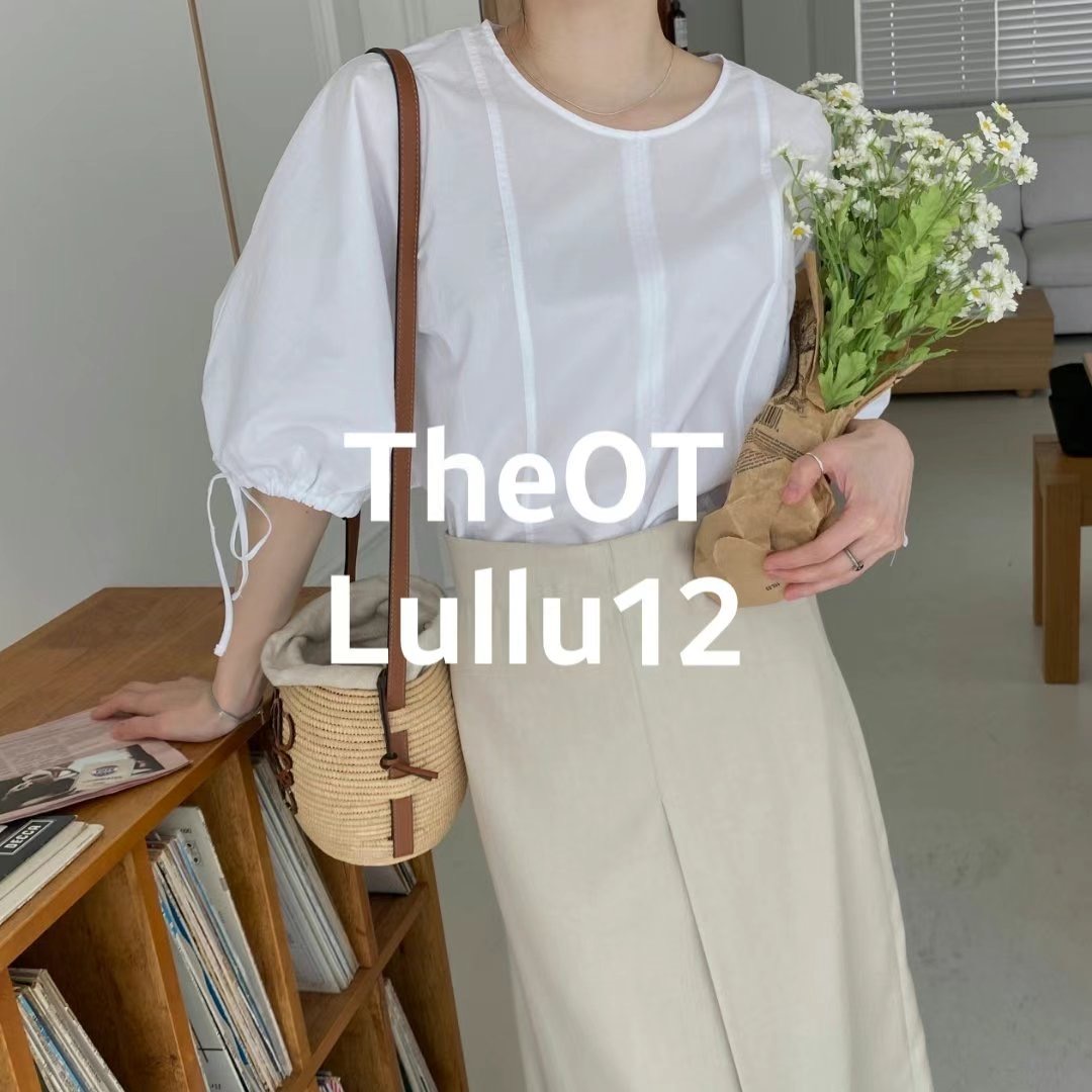 LULLU12-룰루12-OT韓國直郵女裝新款24春夏襯衫蕾絲衫LULLU12-룰루12-OT襯衫/蕾絲衫