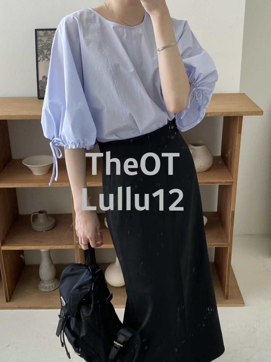 LULLU12-룰루12-OT韓國直郵女裝新款24春夏襯衫蕾絲衫LULLU12-룰루12-OT襯衫/蕾絲衫圖色3