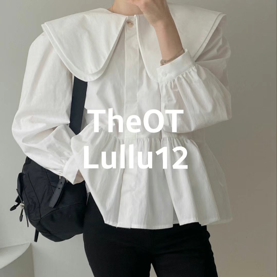 LULLU12-룰루12-OT直郵韓國代購女裝新品職業襯衫蕾絲衫LULLU12-룰루12-OT襯衫/蕾絲衫圖色2