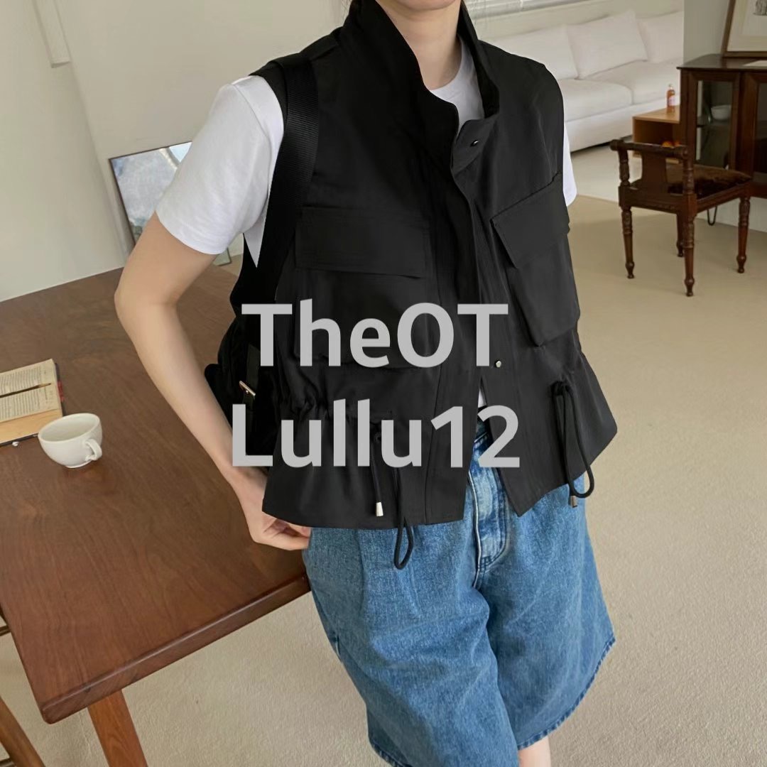 LULLU12-룰루12-OT韓國直郵東大門實拍女裝新款時尚馬甲LULLU12-룰루12-OT馬甲