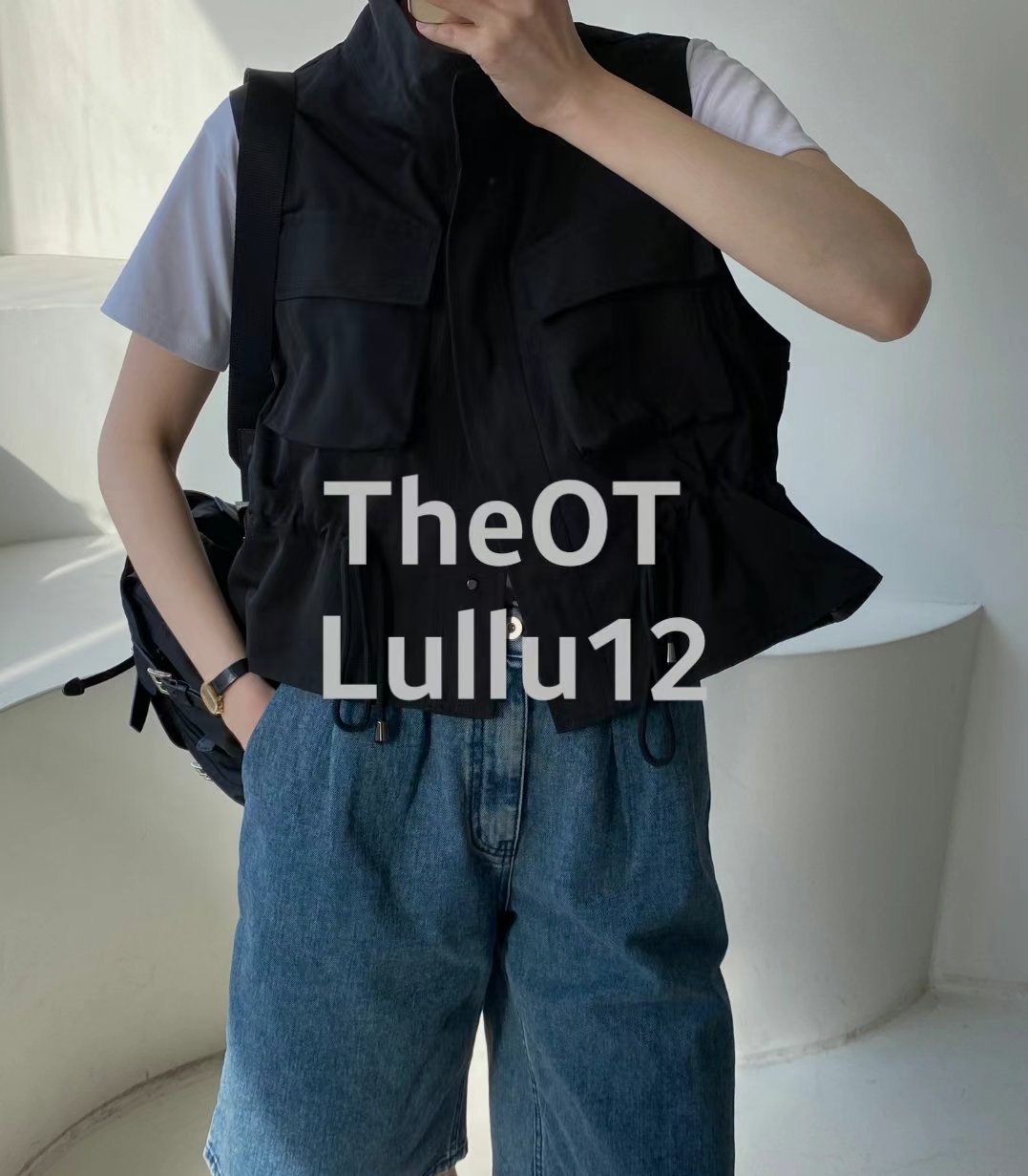 LULLU12-룰루12-OT韓國直郵東大門實拍女裝新款時尚馬甲LULLU12-룰루12-OT馬甲圖色3