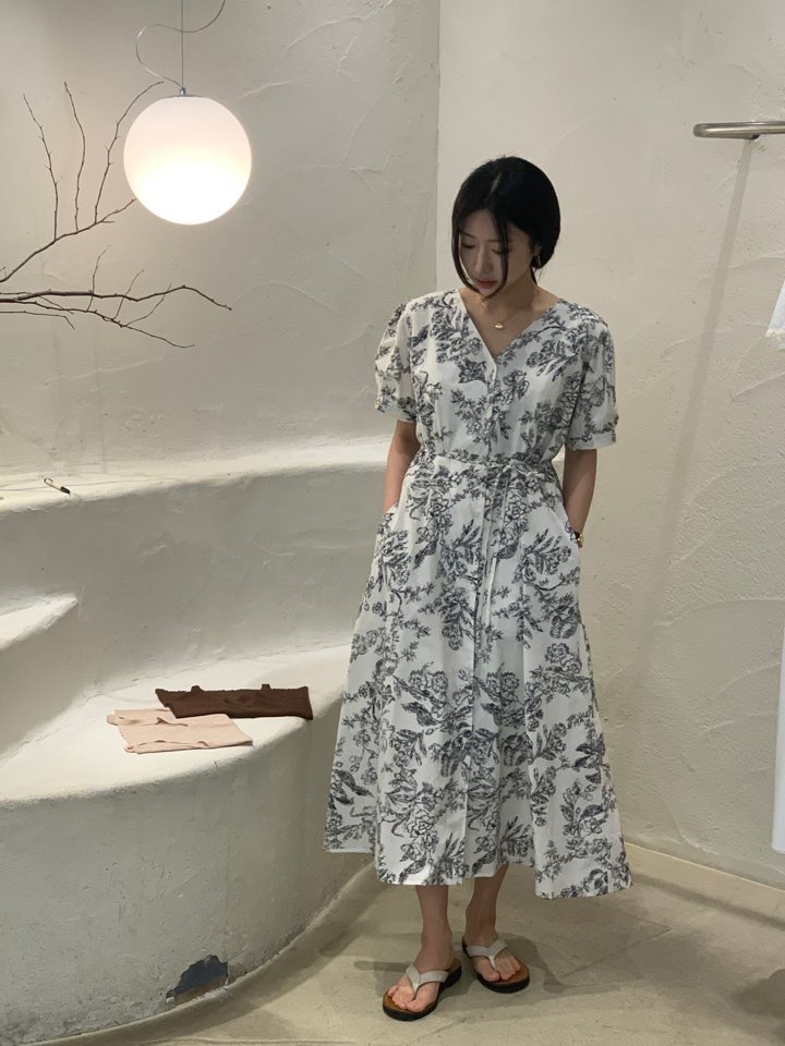 MILUI韓國直郵東大門代購女裝新品人氣休閑真品熱賣職業連衣裙MILUI連衣裙