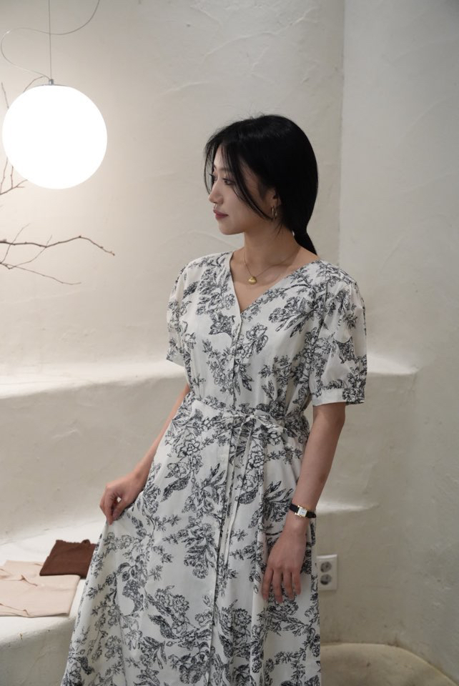 MILUI韓國直郵東大門代購女裝新品人氣休閑真品熱賣職業連衣裙MILUI連衣裙
