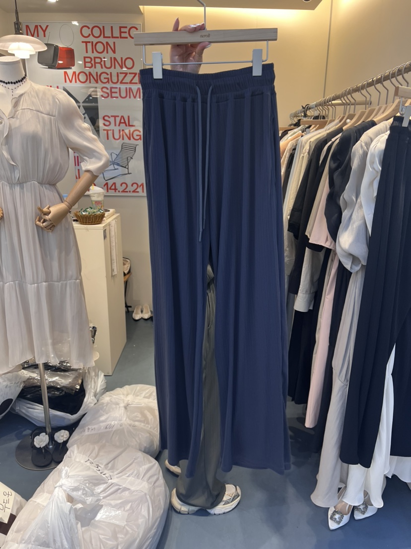 NEROLI韓國直郵東大門實拍女裝新品休閑職業推薦休閑褲綁帶HUAHUA休閑褲圖色2