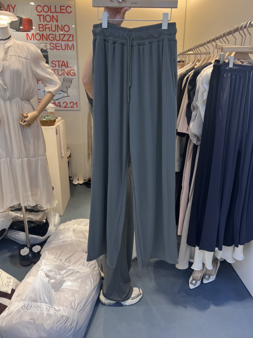 NEROLI韓國直郵東大門實拍女裝新品休閑職業推薦休閑褲綁帶HUAHUA休閑褲圖色3