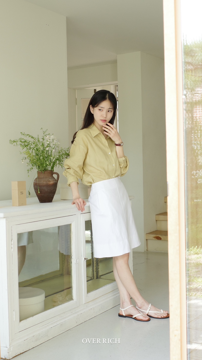OVER RICH韓國直郵女裝新款時尚休閑職業真品半身裙中短裙OVER RICH半身裙/中短裙