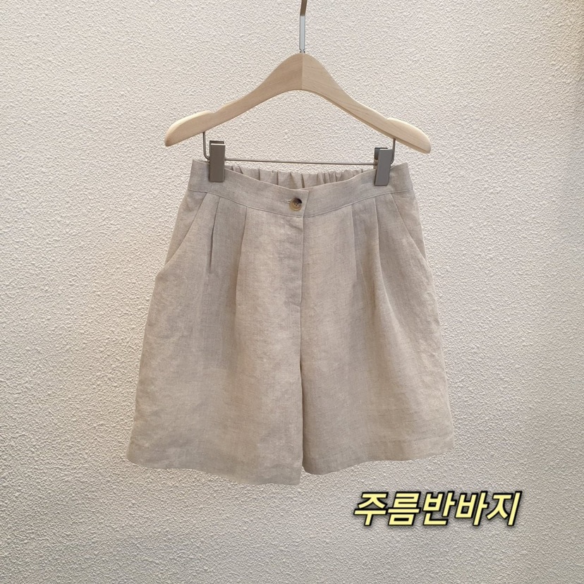 1 2ILLY韓國直郵女裝新品推薦24春夏休閑職業短褲百褶1 2ILLY/THE SIL短褲圖色4