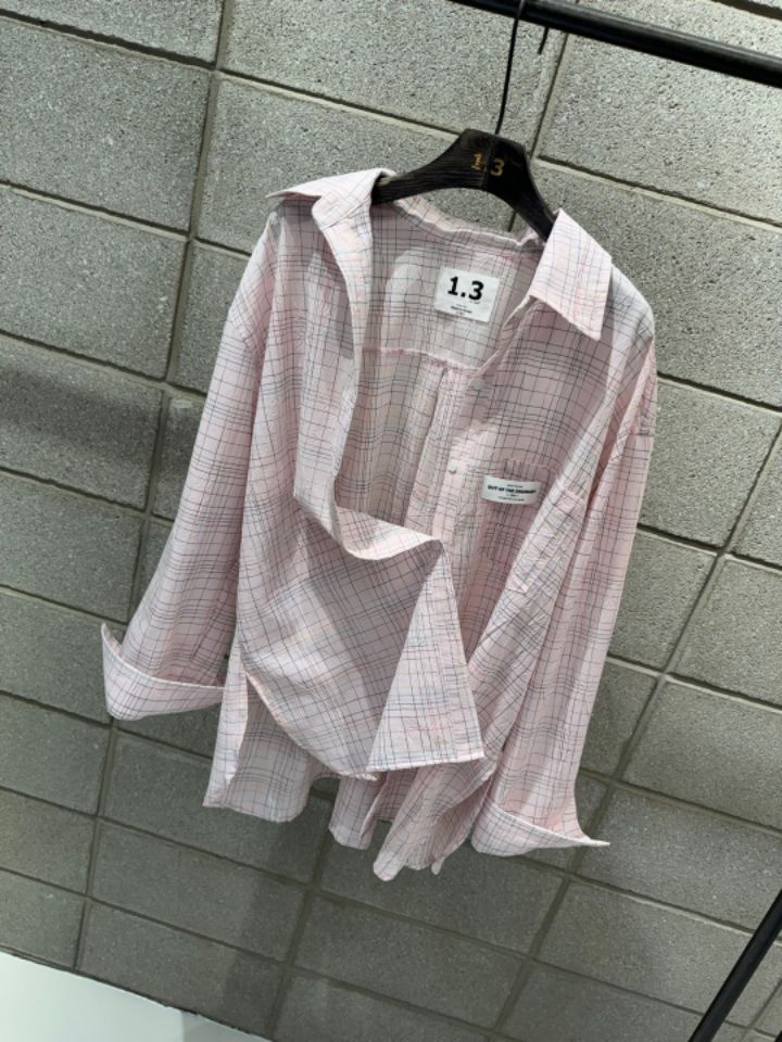 1.3韓國直郵女裝新品熱賣時尚真品人氣職業24春夏襯衫蕾絲衫1.3襯衫/蕾絲衫