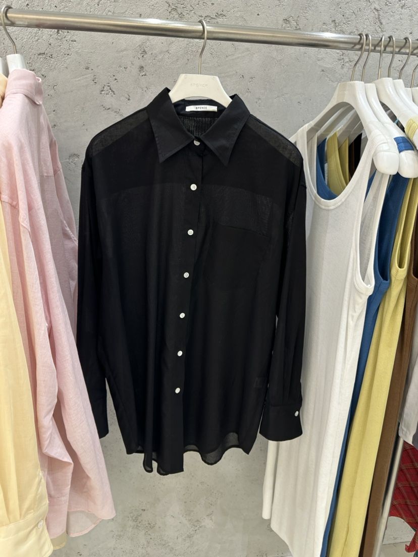 6PENCE韓國直郵東大門代購女裝新品休閑24春夏襯衫蕾絲衫6PENCE-P襯衫/蕾絲衫圖色4