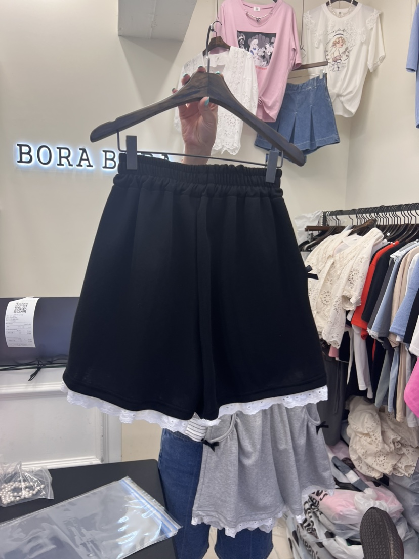 BORA BORA直郵韓國代購女裝新款時尚推薦人氣24春夏短褲BORA BORA短褲