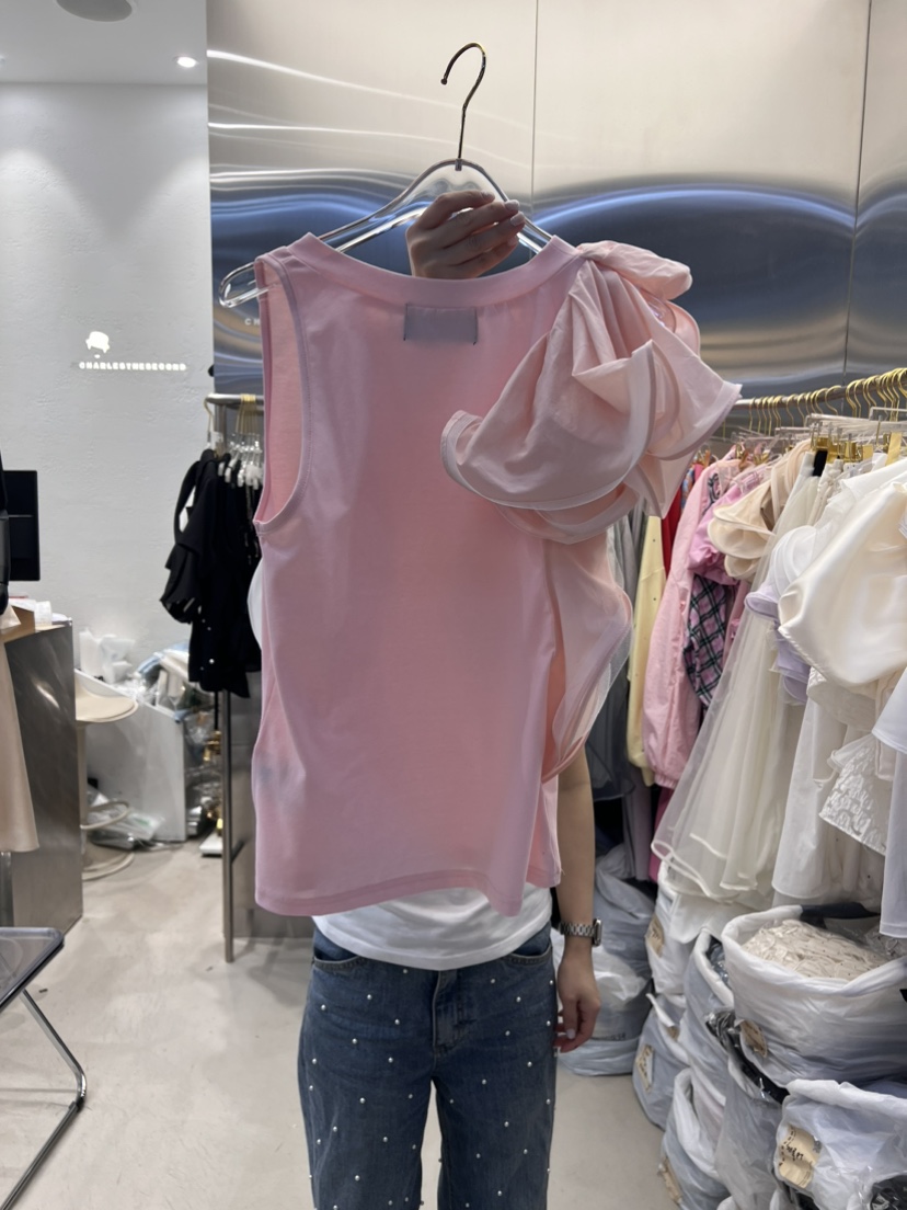 CHARLES THE SECOND韓國直郵東大門代購女裝新品休閑職業T恤CHARLES THE SECOND/CHEAP-CHICT恤