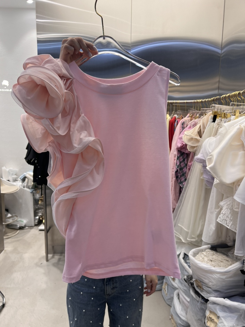 CHARLES THE SECOND韓國直郵東大門代購女裝新品休閑職業T恤CHARLES THE SECOND/CHEAP-CHICT恤圖色3