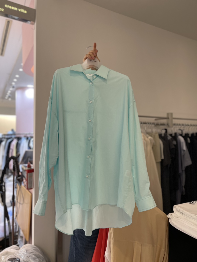 CREAM VILLA直郵韓國代購女裝新品時尚襯衫蕾絲衫CREAMVILLA襯衫/蕾絲衫圖色3