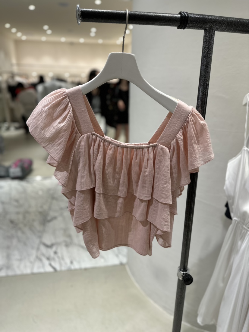 ELFIN韓國直郵東大門實拍女裝新款推薦職業時尚熱賣襯衫蕾絲衫TOPDRESSING襯衫/蕾絲衫圖色2