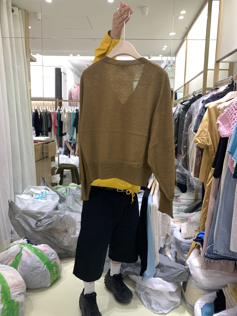 eum直郵韓國代購女裝新款時尚職業熱賣休閑真品推薦24春夏針織衫EUM針織衫