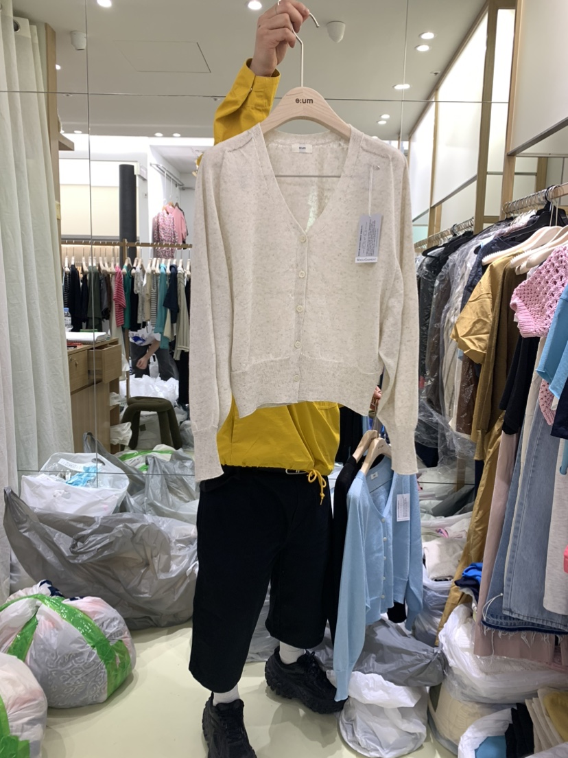 eum直郵韓國代購女裝新款時尚職業熱賣休閑真品推薦24春夏針織衫EUM針織衫圖色2