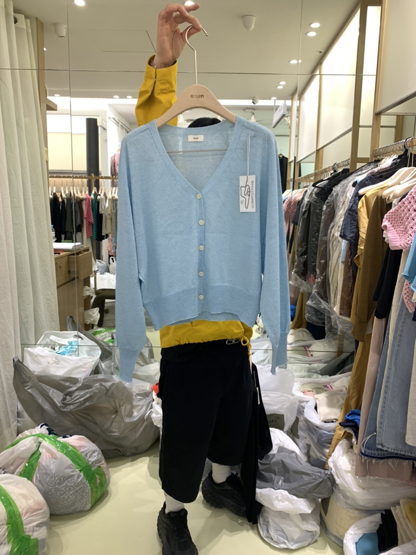 eum直郵韓國代購女裝新款時尚職業熱賣休閑真品推薦24春夏針織衫EUM針織衫圖色3