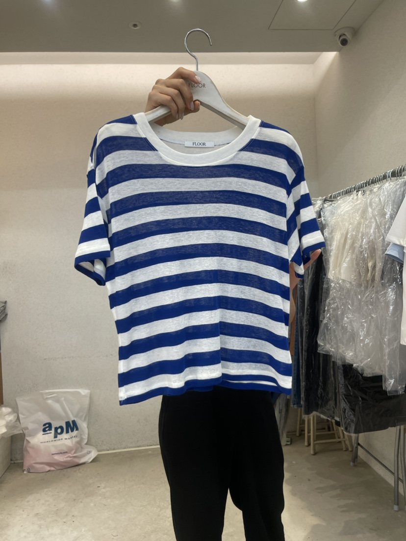 FLOOR直郵韓國代購女裝新款休閑時尚人氣24春夏熱賣推薦T恤DRESS ROOMT恤圖色3