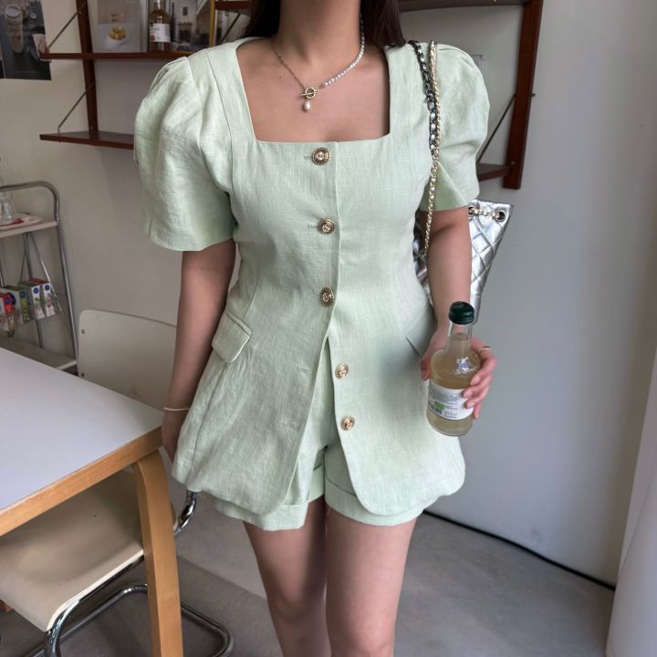 MARS韓國直郵東大門代購女裝新款職業時尚人氣熱賣24春夏夾克mars夾克