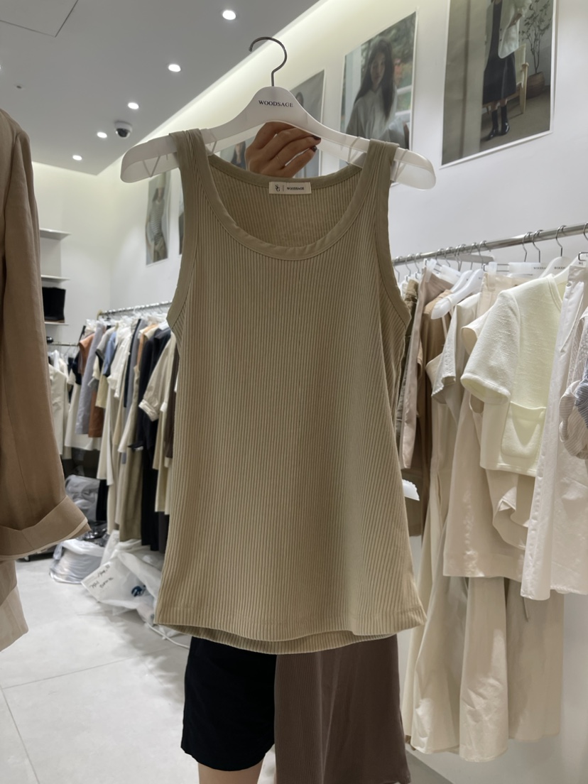 WOOD SAGE韓國直郵女裝新款真品職業人氣時尚休閑吊帶背心WOOD SAGE吊帶/背心圖色4