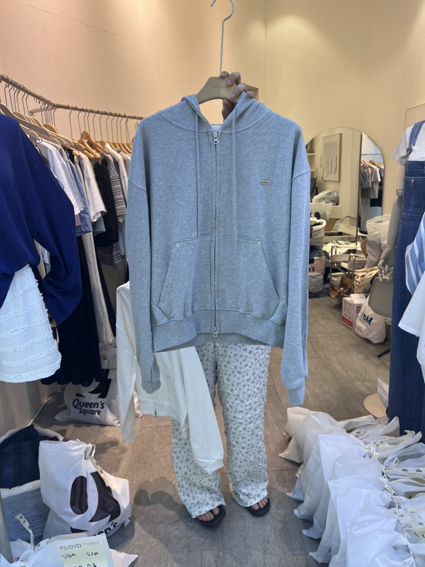 AND FLOYD韓國直郵女裝新品休閑真品人氣職業衛衣拉鏈連帽stunning and Floyd衛衣圖色2