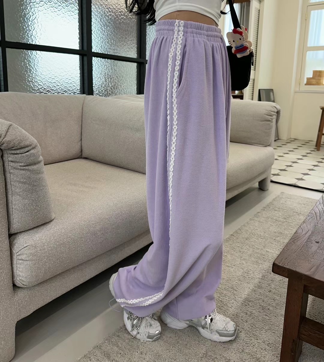 BLACK LADY韓國直郵東大門實拍女士新款推薦時尚人氣休閑褲BLACK LADY休閑褲