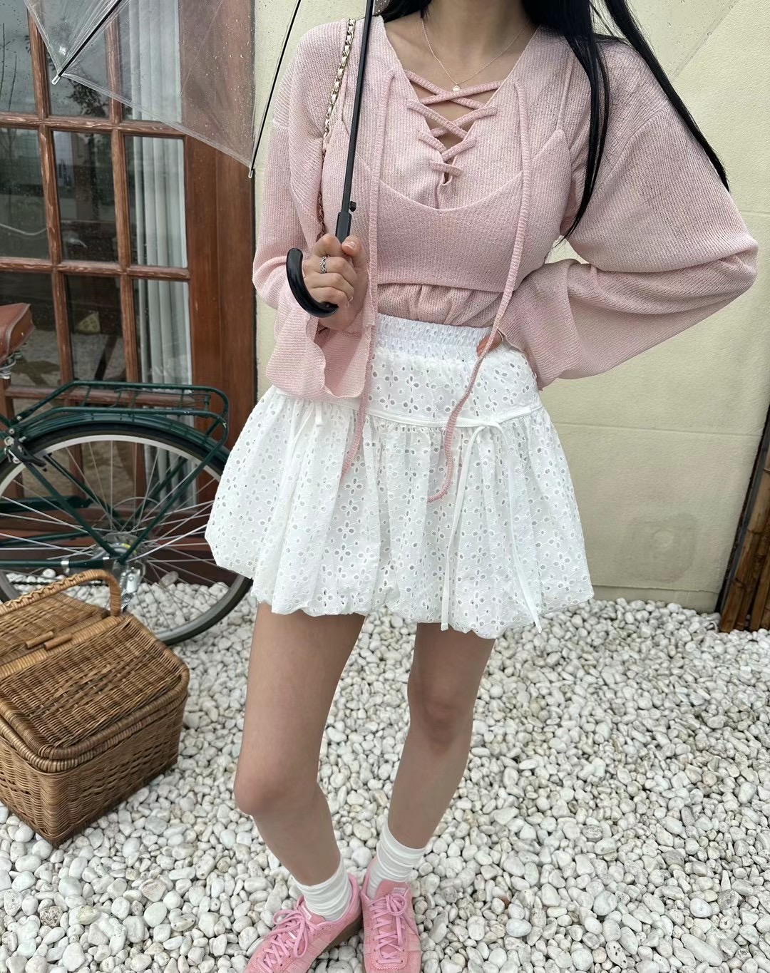 BLACK LADY韓國直郵東大門代購女裝新品熱賣真品人氣休閑短裙BLACK LADY短裙