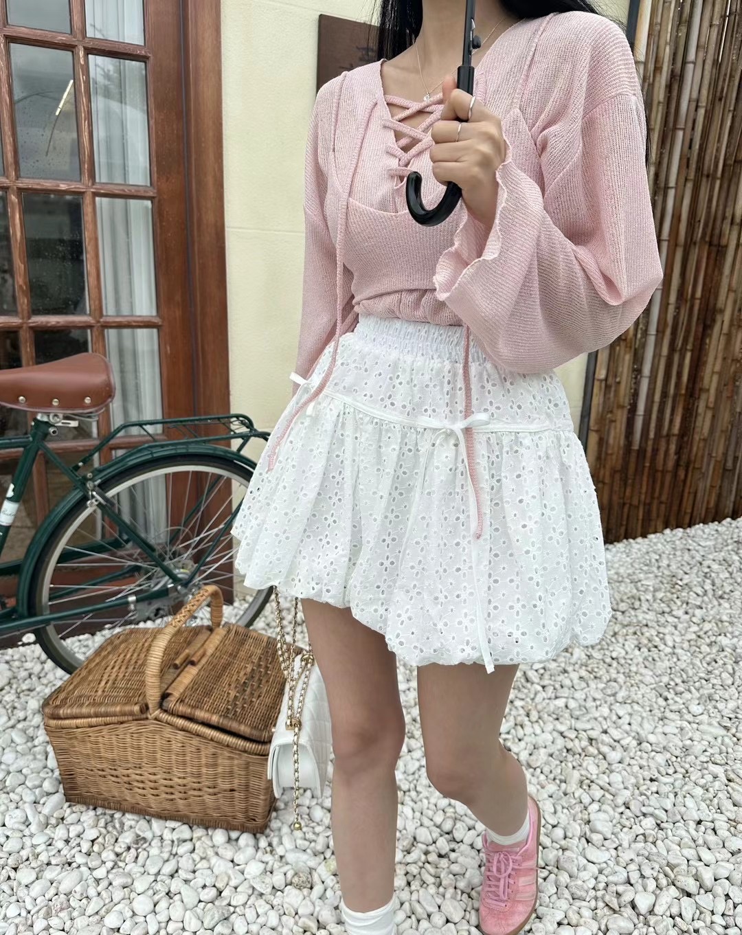 BLACK LADY韓國直郵東大門代購女裝新品熱賣真品人氣休閑短裙BLACK LADY短裙