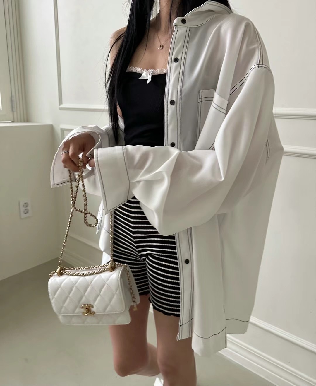 BLACK LADY韓國直郵東大門實拍女裝新品熱賣真品襯衫蕾絲衫BLACK LADY襯衫/蕾絲衫