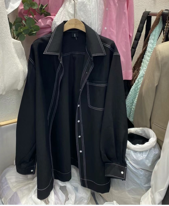 BLACK LADY韓國直郵東大門實拍女裝新品熱賣真品襯衫蕾絲衫BLACK LADY襯衫/蕾絲衫圖色3