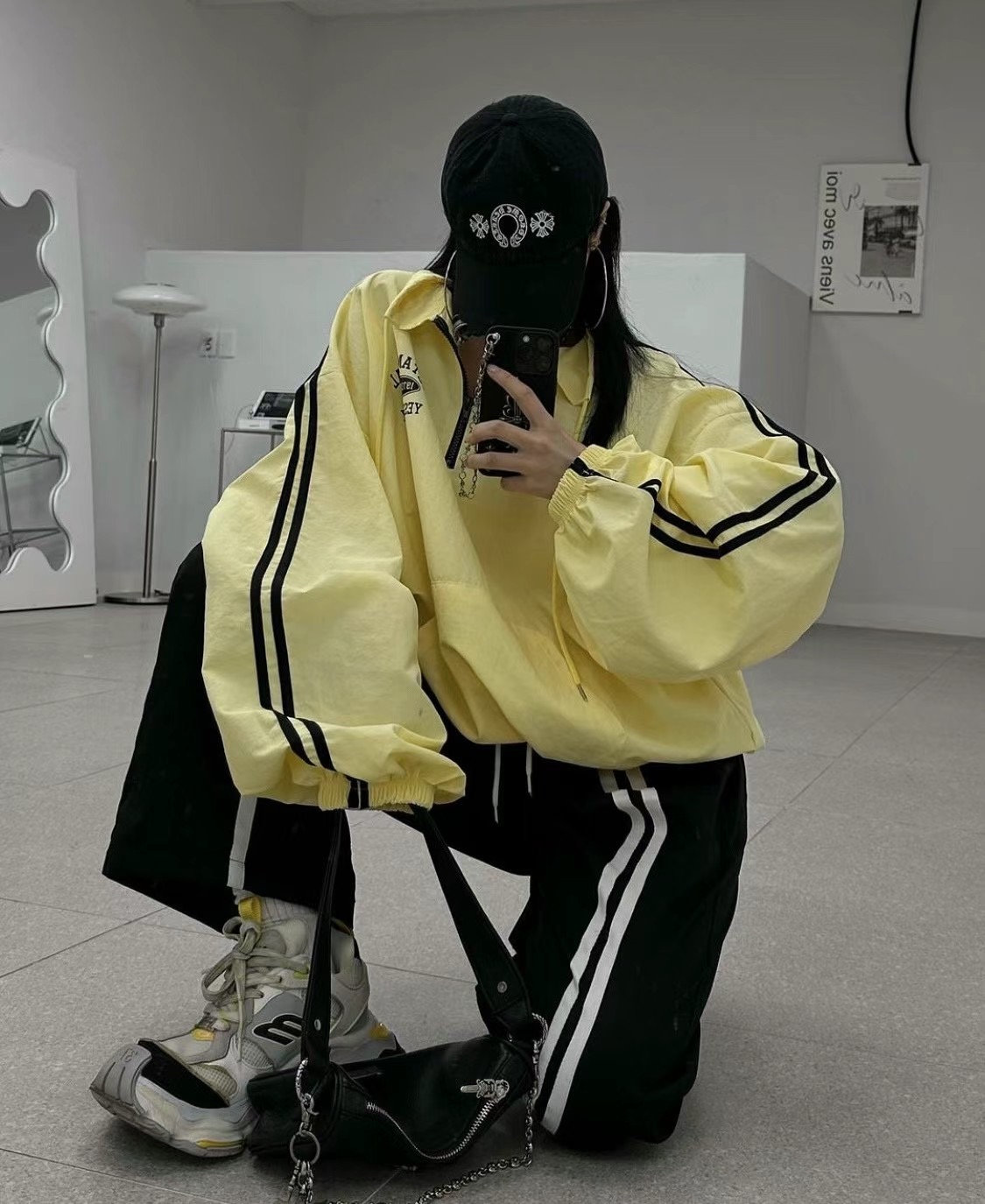 BLACK LADY直郵韓國代購女裝新品職業24春夏休閑人氣衛衣BLACK LADY衛衣