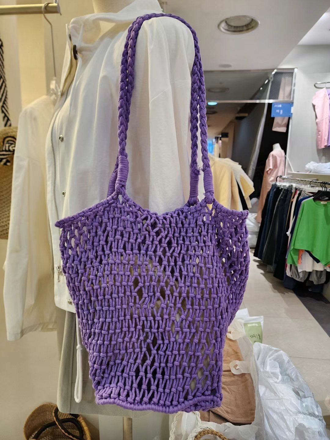 BLENDING直郵韓國代購女士新款職業24春夏時尚單肩斜跨包BLENDING單肩/斜跨包圖色3