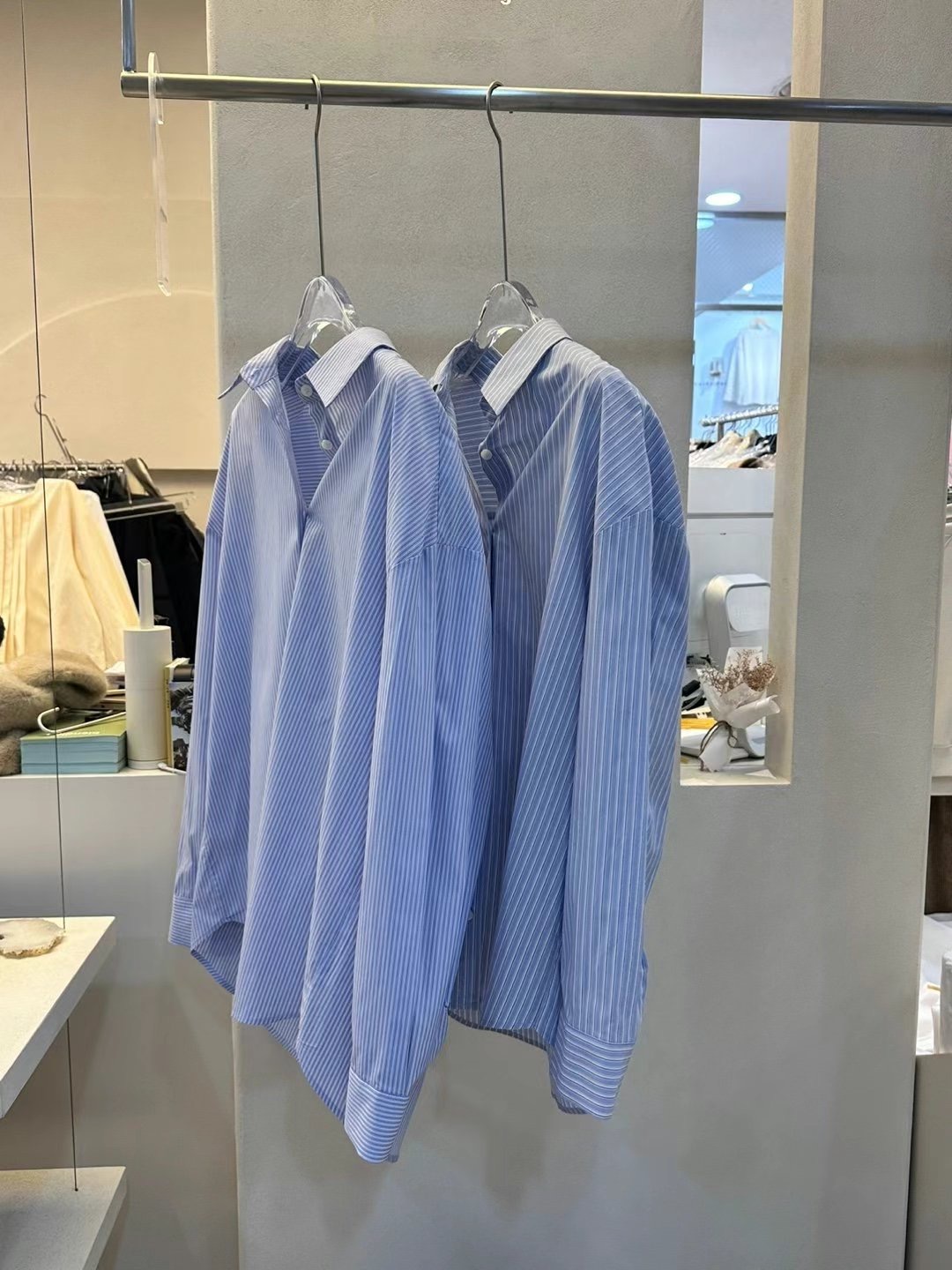 BLENDING韓國直郵女士新款24春夏時尚真品職業襯衫蕾絲衫BLENDING襯衫/蕾絲衫圖色2左二色