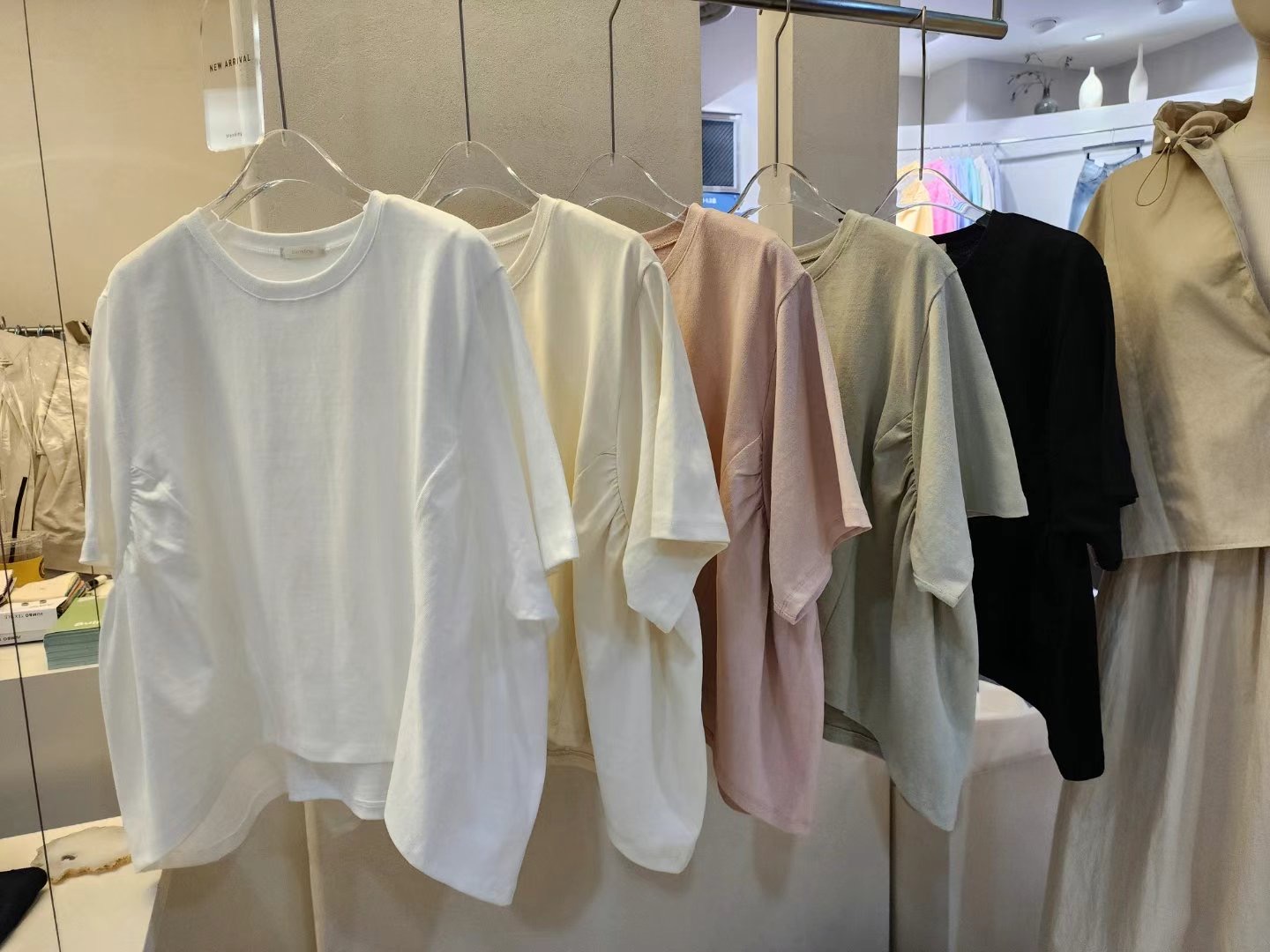 BLENDING直郵韓國代購女士新品真品24春夏時尚推薦熱賣T恤BLENDINGT恤圖色3左三色