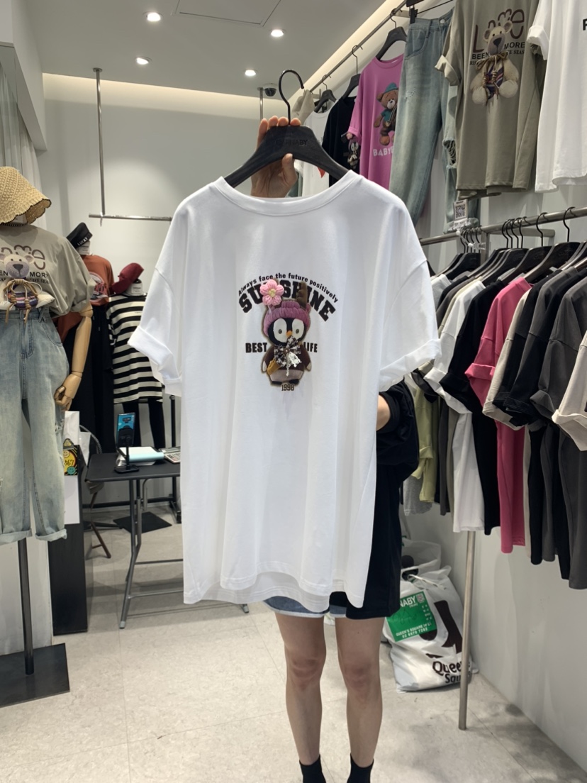CARNABY韓國直郵女士新品24春夏人氣推薦時尚真品職業T恤CARNABYT恤