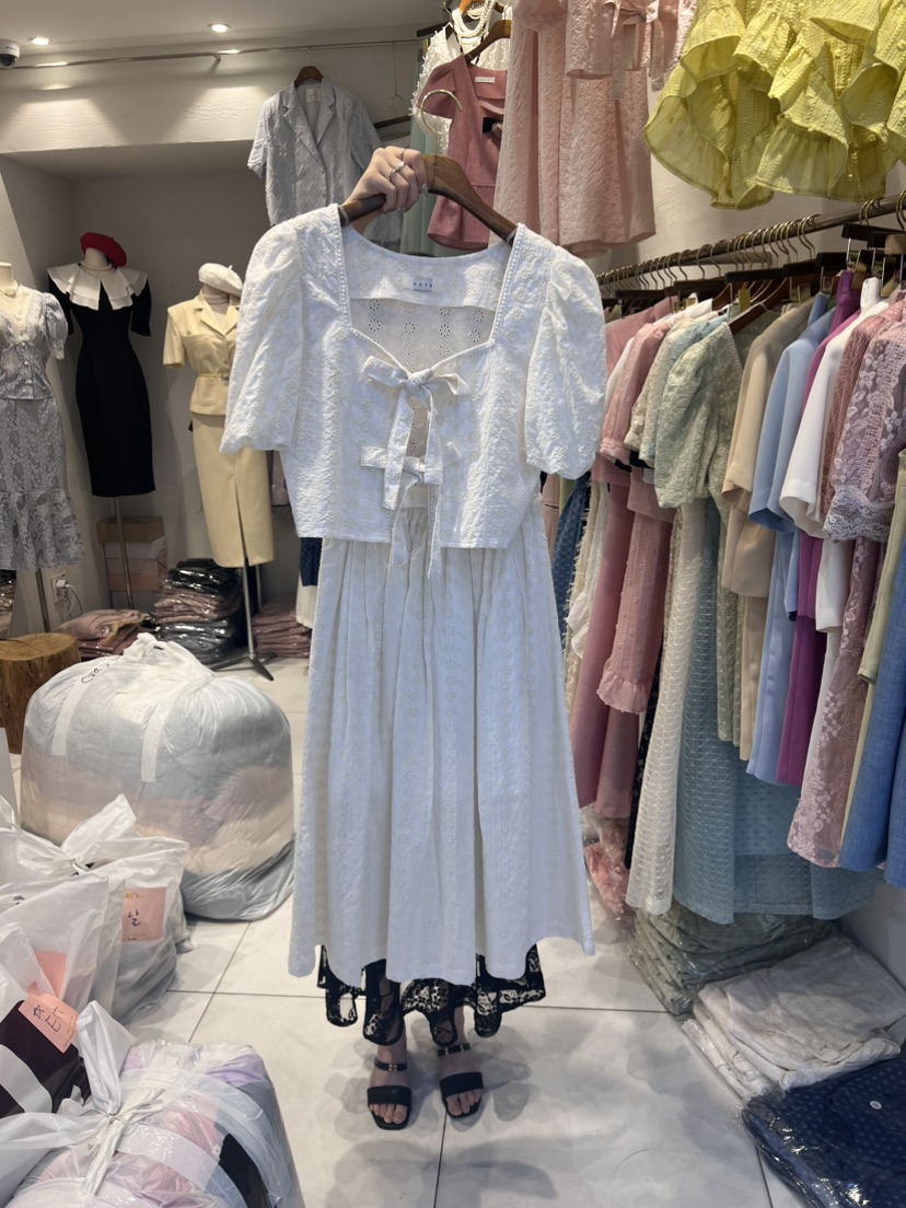 Cat.s韓國直郵女裝新款人氣推薦休閑24春夏時尚套裝刺繡Cat.s____套裝