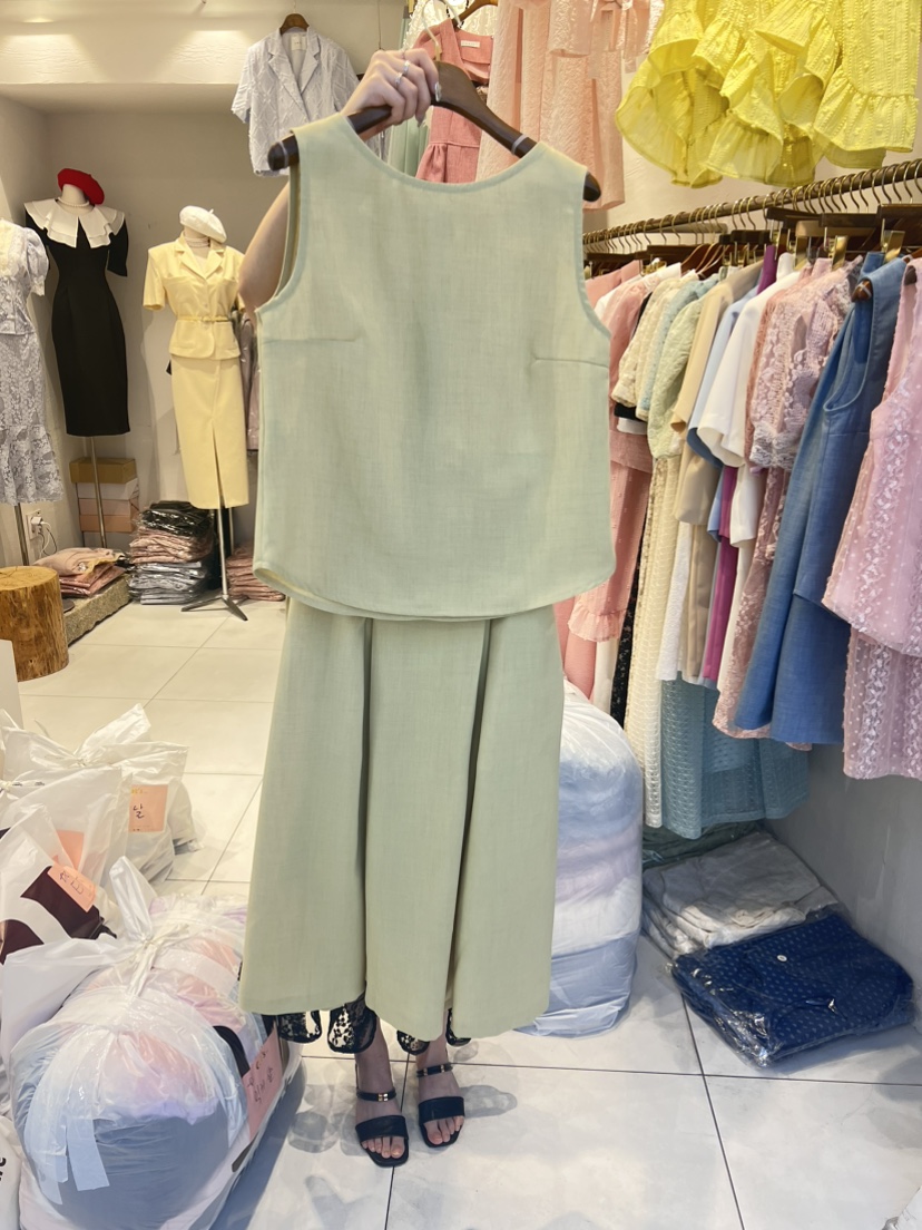 Cat.s直郵韓國代購女裝新品24春夏人氣真品職業熱賣套裝Cat.s____套裝圖色2