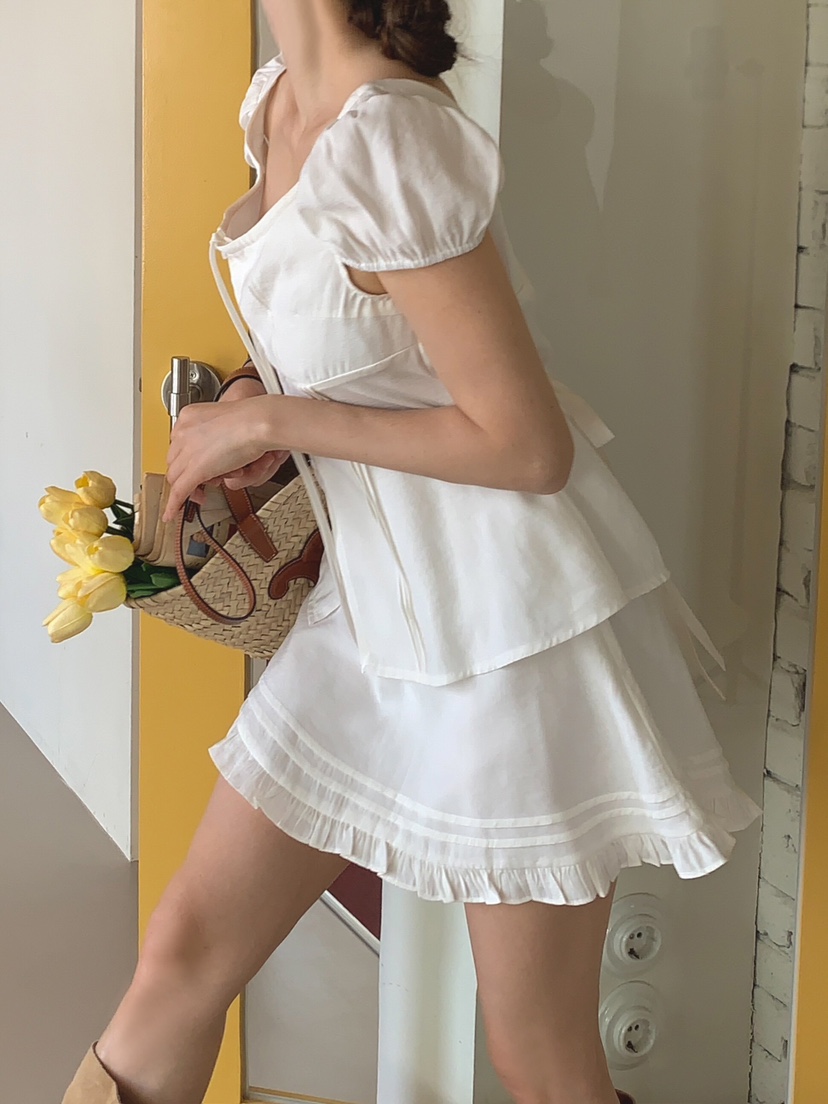 FORMSTUDIO韓國直郵女裝新款休閑推薦真品熱賣職業24春夏短裙FORMSTUDIO短裙