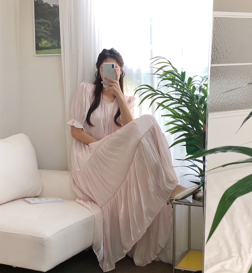 FABRIC韓國直郵東大門實拍女裝新品休閑時尚職業真品連衣裙FABRIC連衣裙