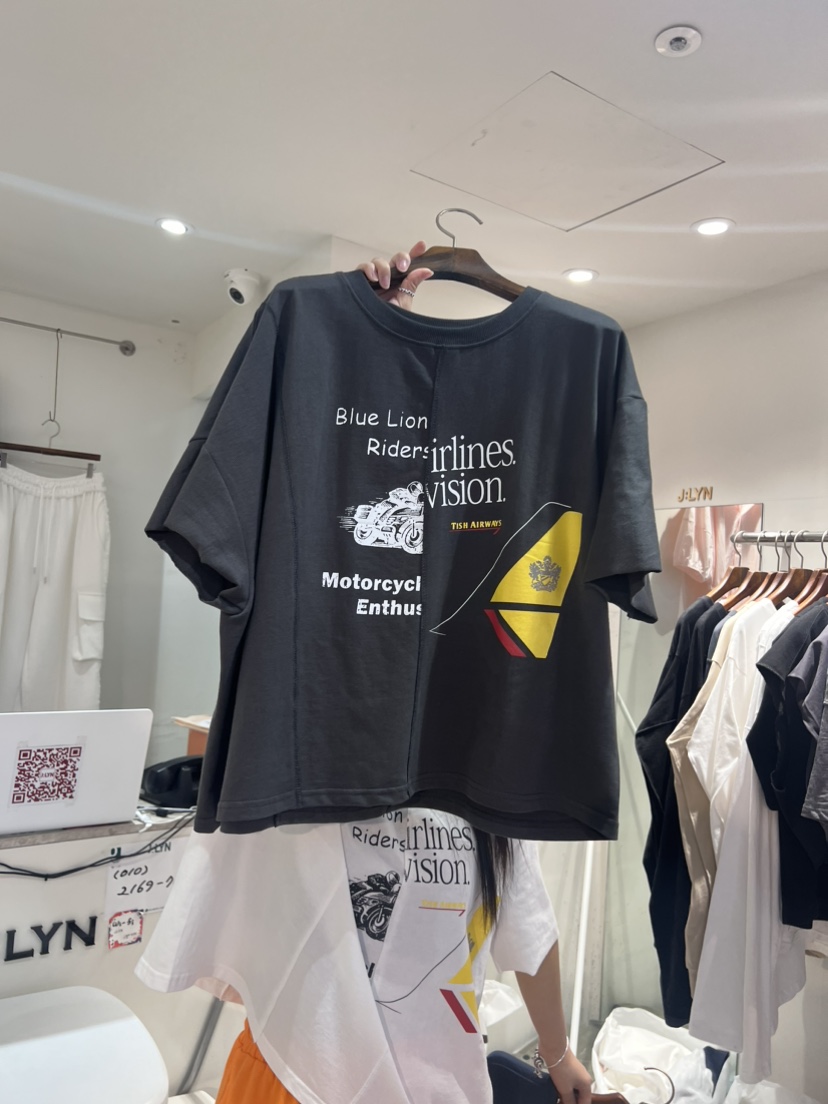 J:LYN韓國直郵東大門實拍女裝新款時尚24春夏推薦熱賣T恤J:LYNT恤圖色2