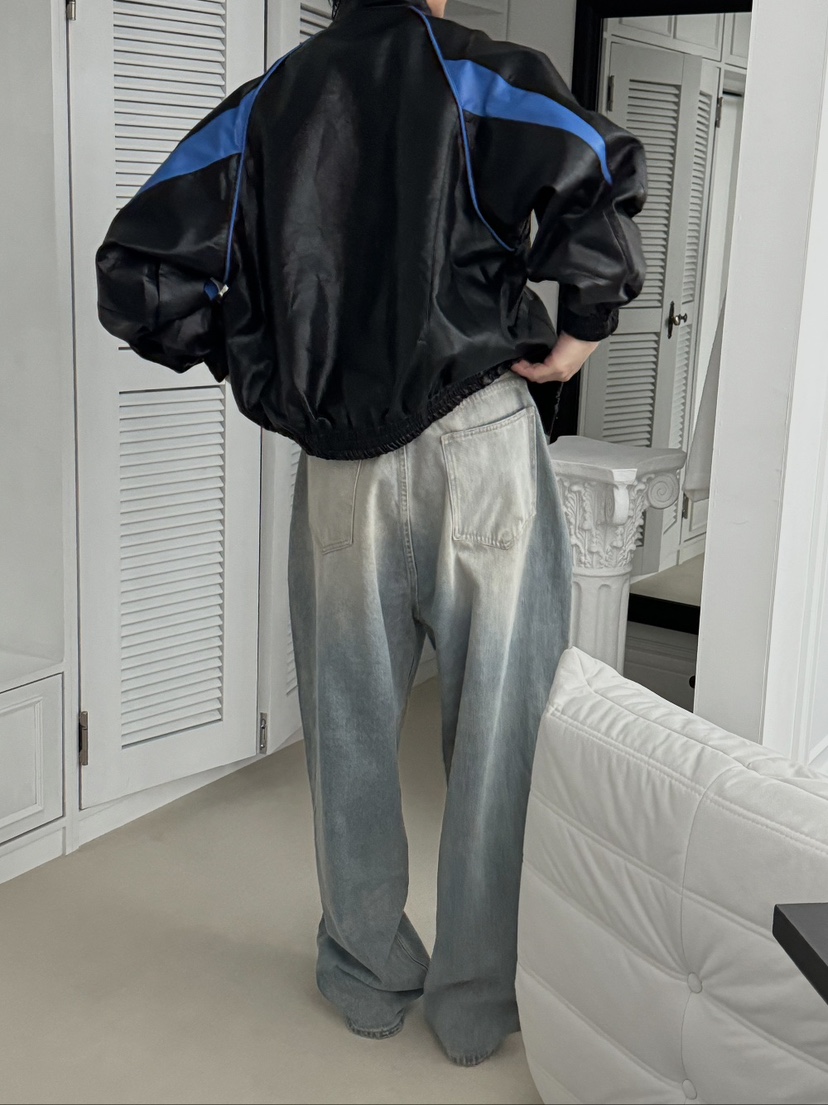 OUR ROOM韓國直郵女裝新款推薦休閑熱賣人氣職業牛仔褲闊腿褲OUR ROOM牛仔褲