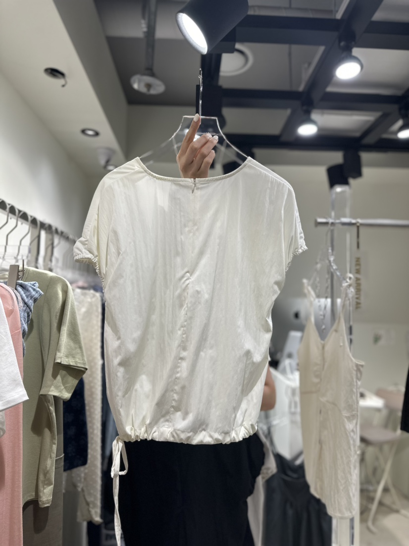OWNS韓國直郵女裝新款熱賣24春夏推薦真品休閑襯衫蕾絲衫OWNS襯衫/蕾絲衫