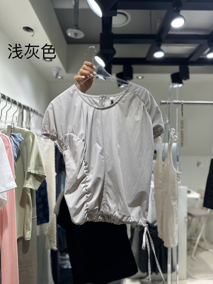 OWNS韓國直郵女裝新款熱賣24春夏推薦真品休閑襯衫蕾絲衫OWNS襯衫/蕾絲衫圖色2