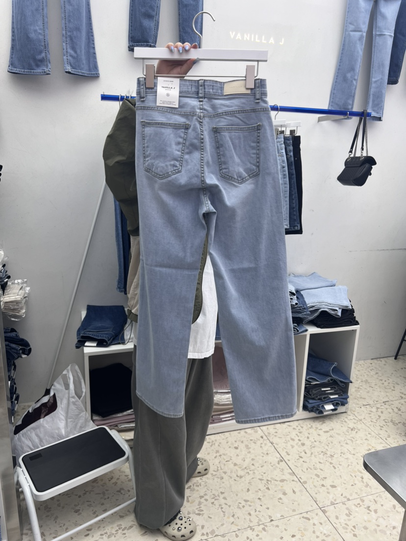 VANILLA J韓國直郵東大門實拍女裝新品熱賣職業時尚牛仔褲VANILLA J牛仔褲