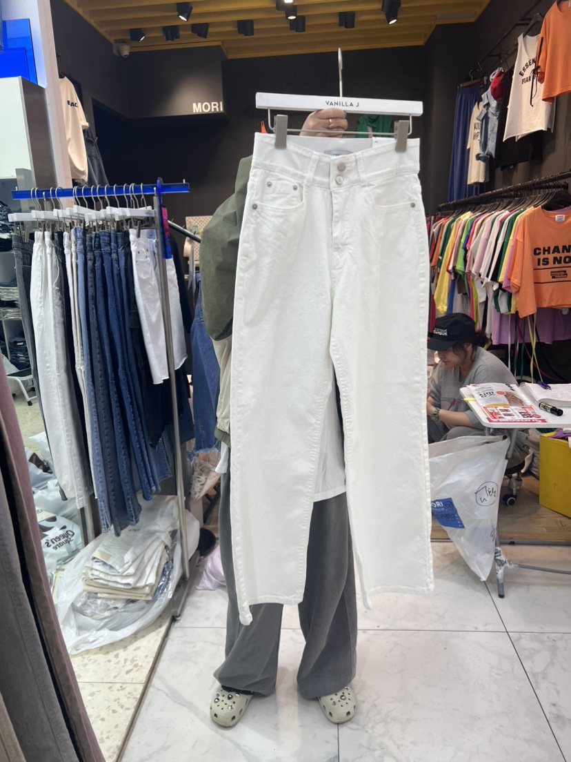 VANILLA J韓國直郵東大門實拍女裝新品24春夏休閑休閑褲VANILLA J休閑褲