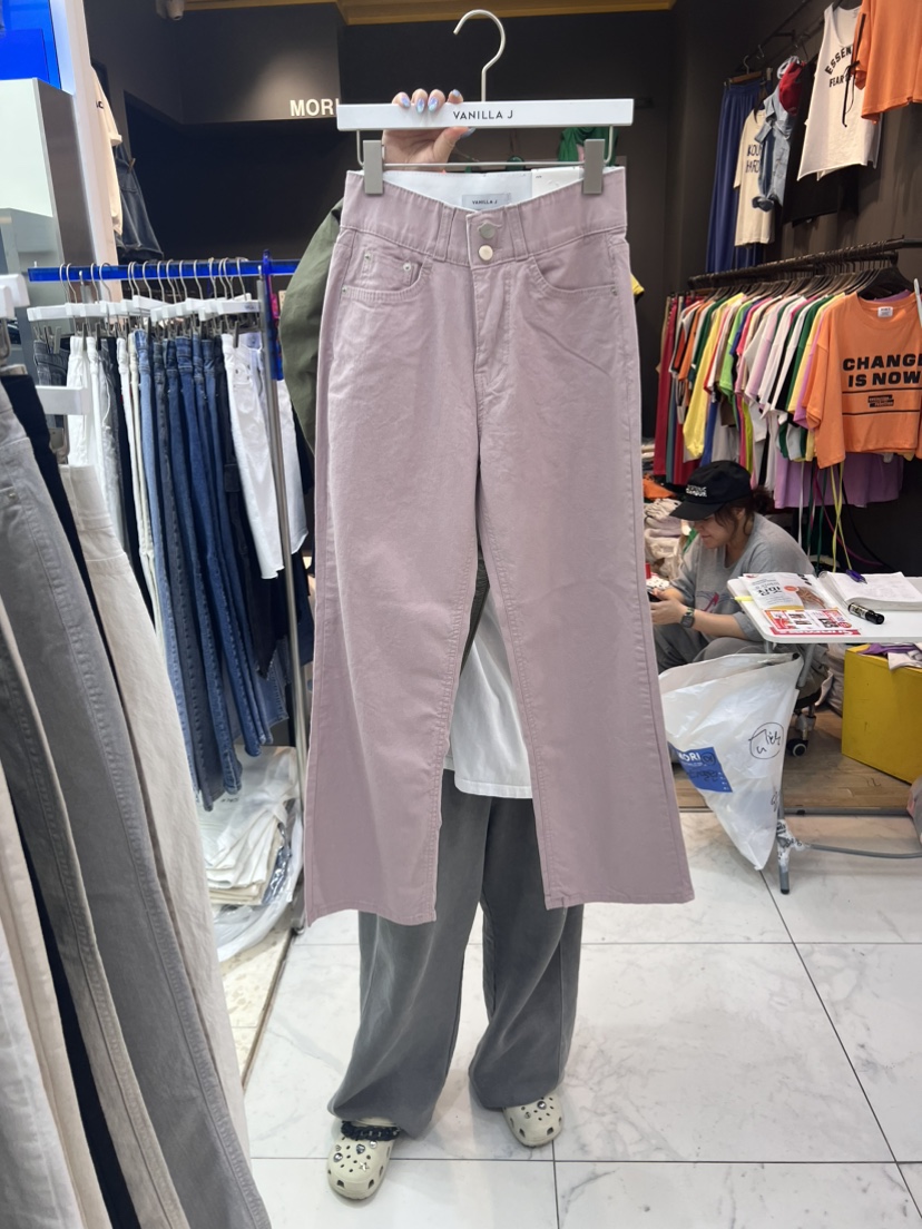 VANILLA J韓國直郵東大門實拍女裝新品24春夏休閑休閑褲VANILLA J休閑褲圖色2